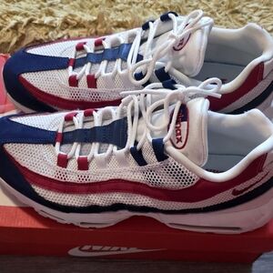 Nike Air Max 95 Red and Blue Sneakers
